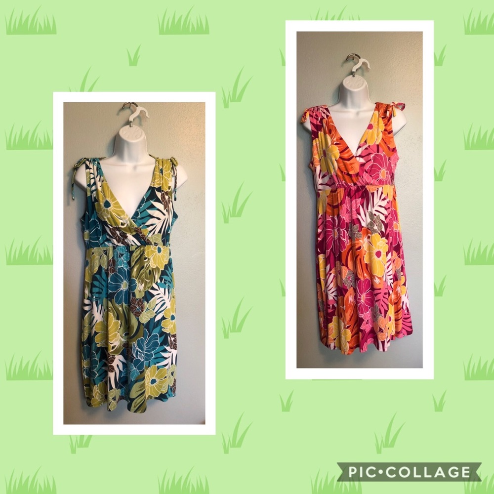 Croft & Barrow floral summer dresses (2 for 1)